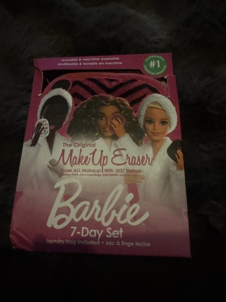 Makeup Eraser Barbie 7-Day Set New