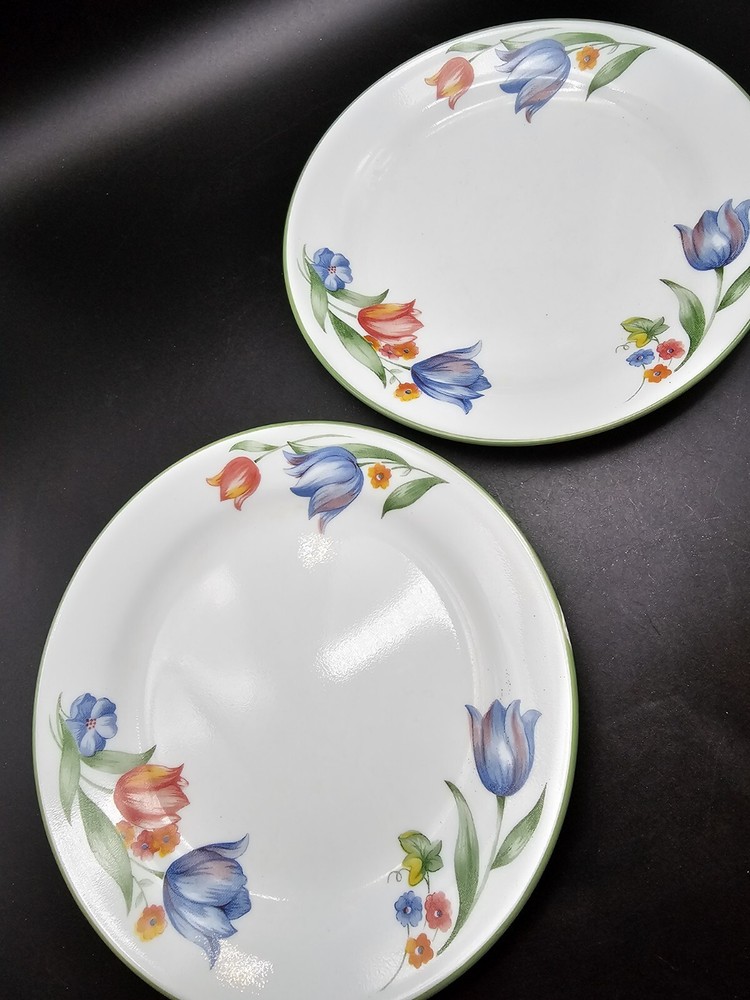Corelle Fresh Cut Tulips Salad Plate 7" Replacement Discontinued Pattern 2