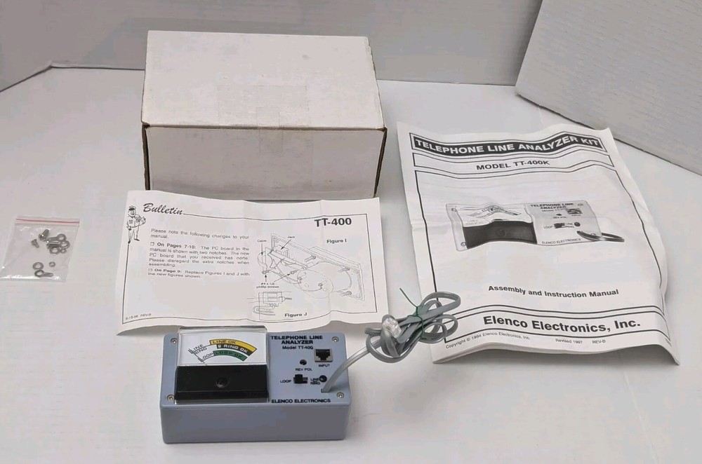 ELENCO model TT-400 TELEPHONE LINE ANALYZER BOX