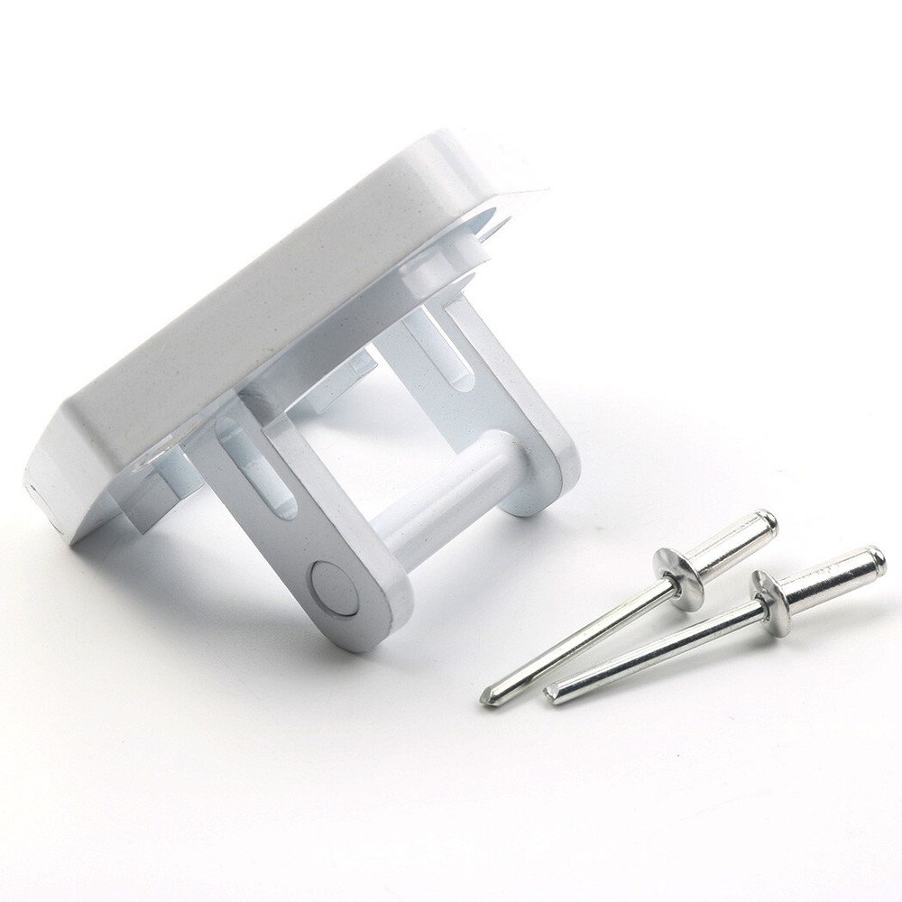 FOR RV AWNING SUNCHASER II REPLACEMENT PART BOTTOM FOOT WHITE ALUMINUM