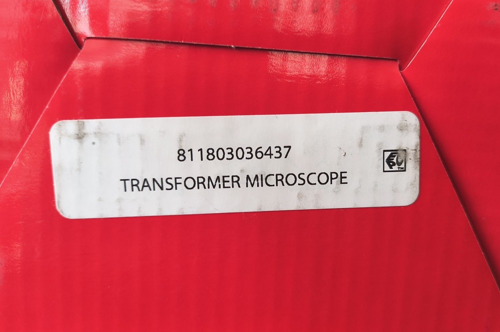 Transformers Jr. Lighted Microscope 8X Magnification New~Sealed