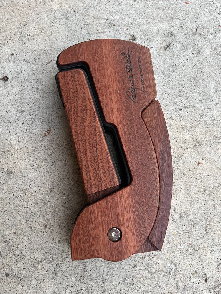 Foldable Guitar Stand Pro-G Solid Sapele