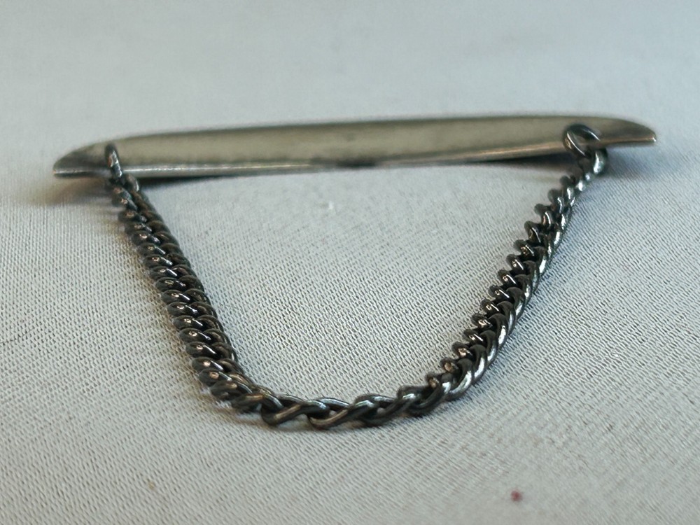 Vintage Sterling Silver Bourbon Decanter Label