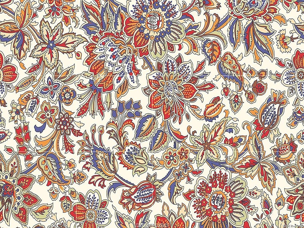 Russian floral pattern Tile Mural Kitchen Bathroom Backsplash Ceramic 17x12.75