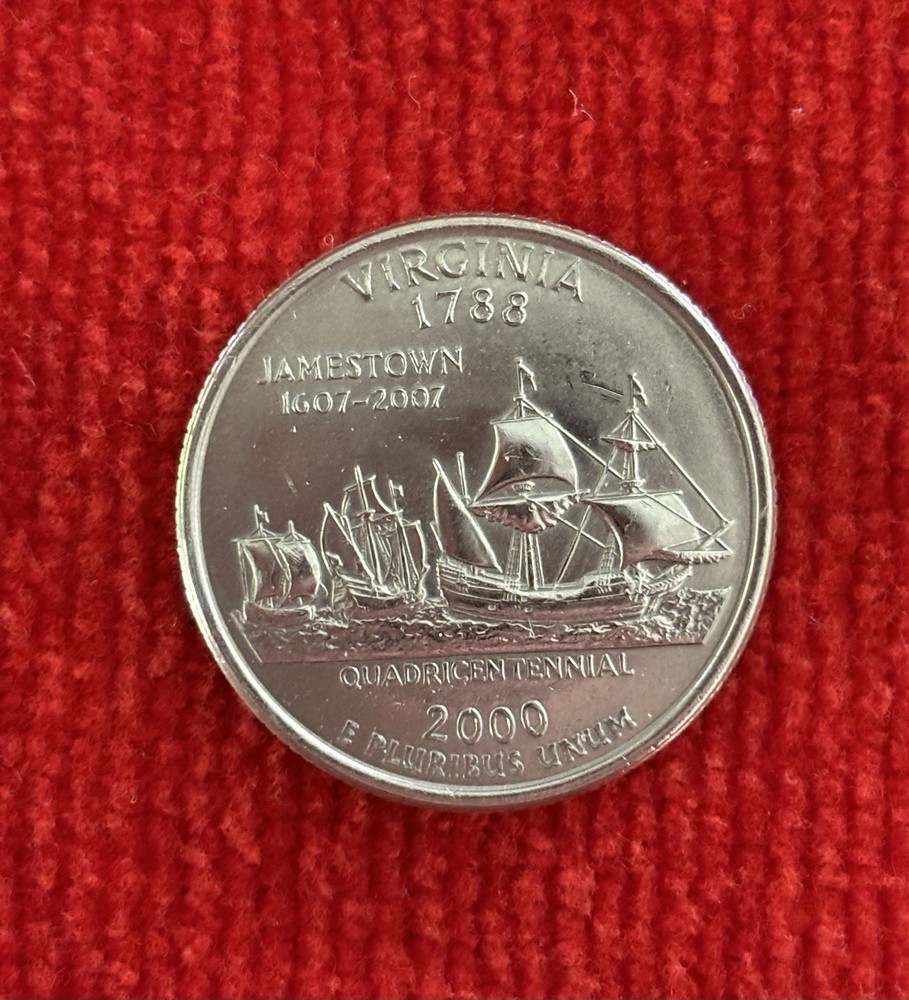 2000 Virginia State Quarter Excellent