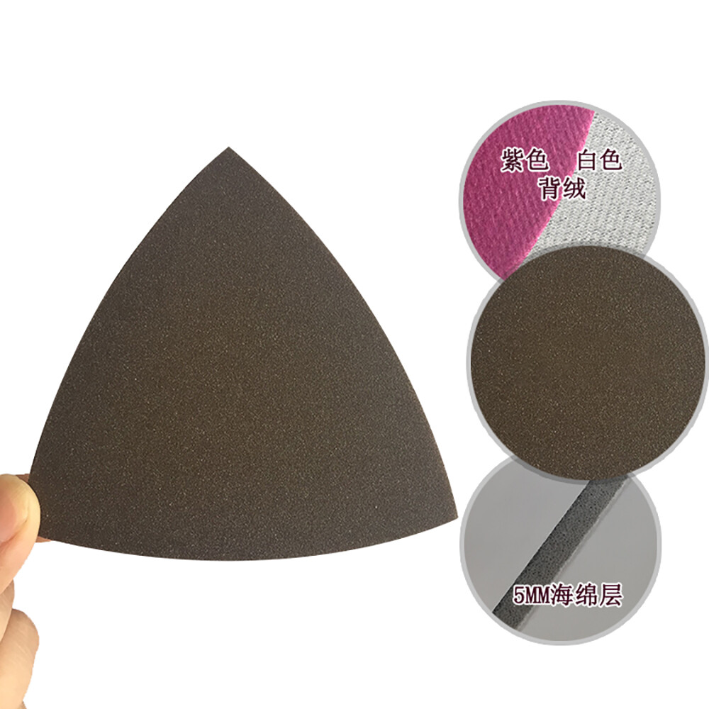 300-3000Grit 90mm Mouse Sanding Sheets Triangular Sponge Sander Pad Wet Dry Sand