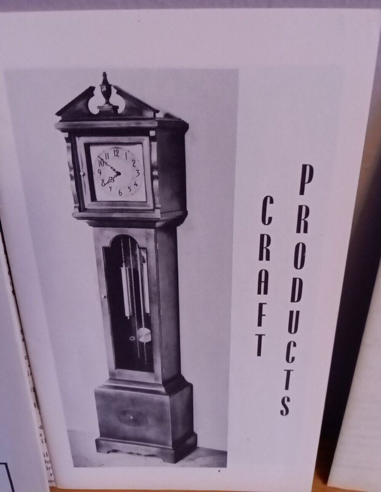 Vintage Craft Patterns A Neely Hall No 363 Hall Clock Craft Patterns Studio 1963