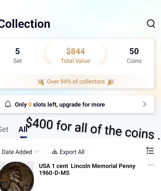 Collectable Lincoln Cents and Coins