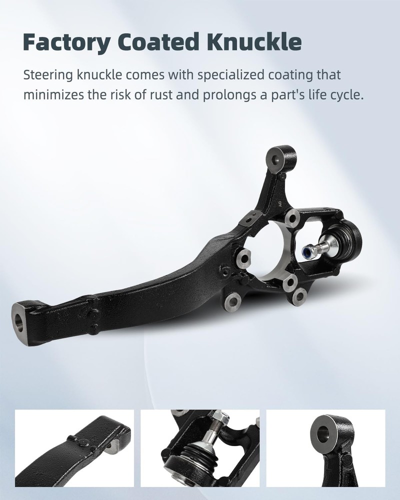 68022629AD Front Steering Knuckle Assembly Left Fit for 2011-2015 1PC