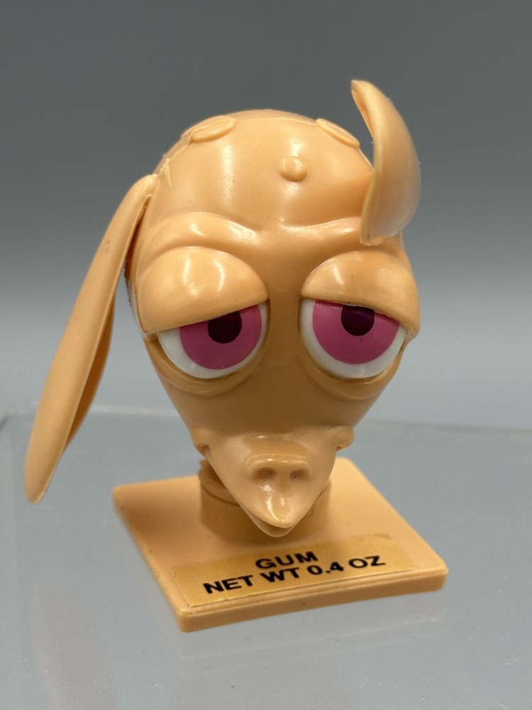 1993 Full REN & STIMPY Topper CANDY CONTAINER Vintage TOPPS Nickelodeon
