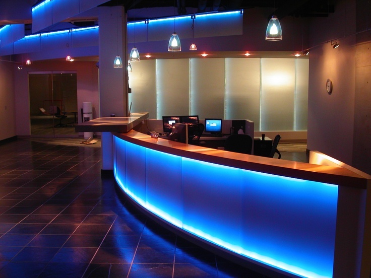 RECEPTION Desk Accent Lighting - Remote Control LED KIT 8ft - Remote Control