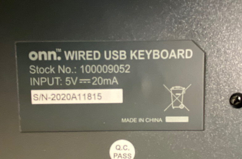Surf On USB Wired Keyboard and Mouse 104 Keys