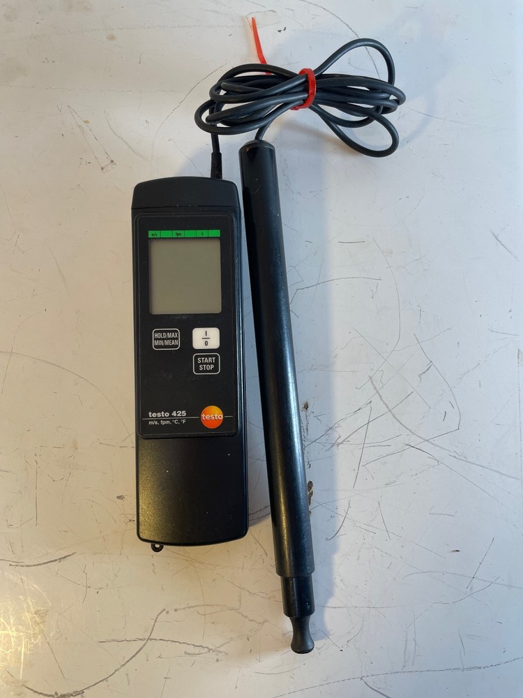 Testo 425 Digital Hot Wire Anemometer