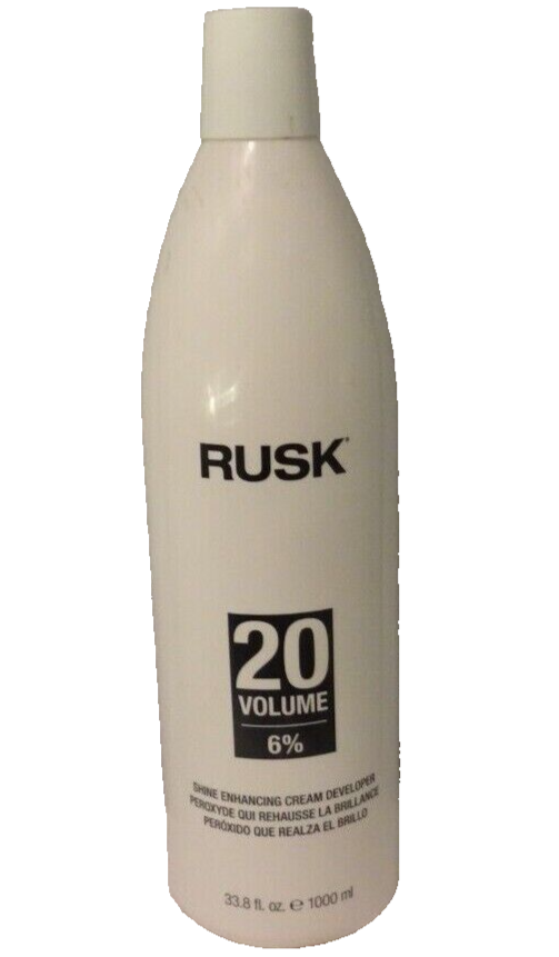 Rusk 20 VOLUME 6% Shine Enhancing Cream Developer 33.8oz