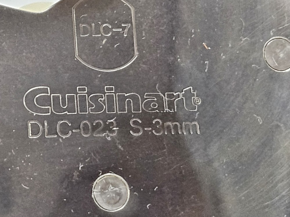 Cuisinart DLC-7 Food Processor Replacement Slicer Disc DLC-032 3mm Blade Part