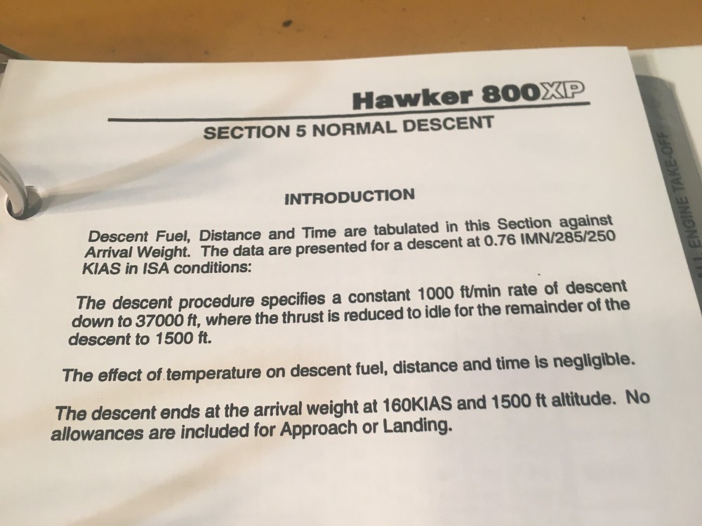 Hawker Beechcraft 800XP Air Crew Performance Manual