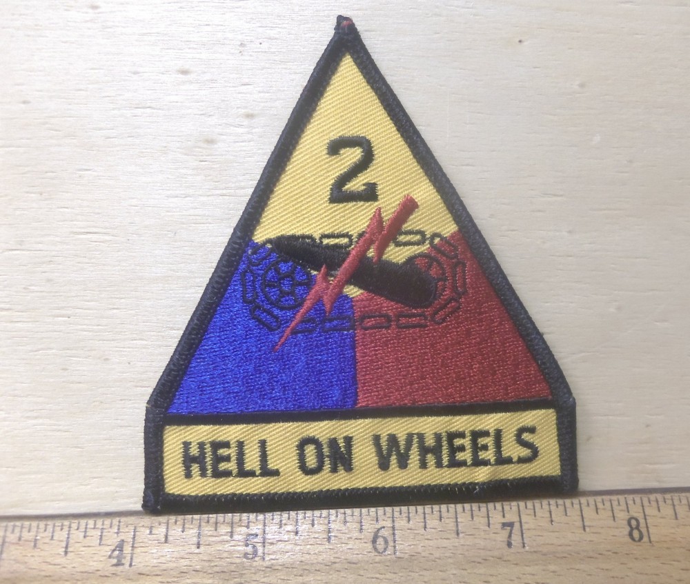 US Army - 2nd Armored Division Embroidered Patch