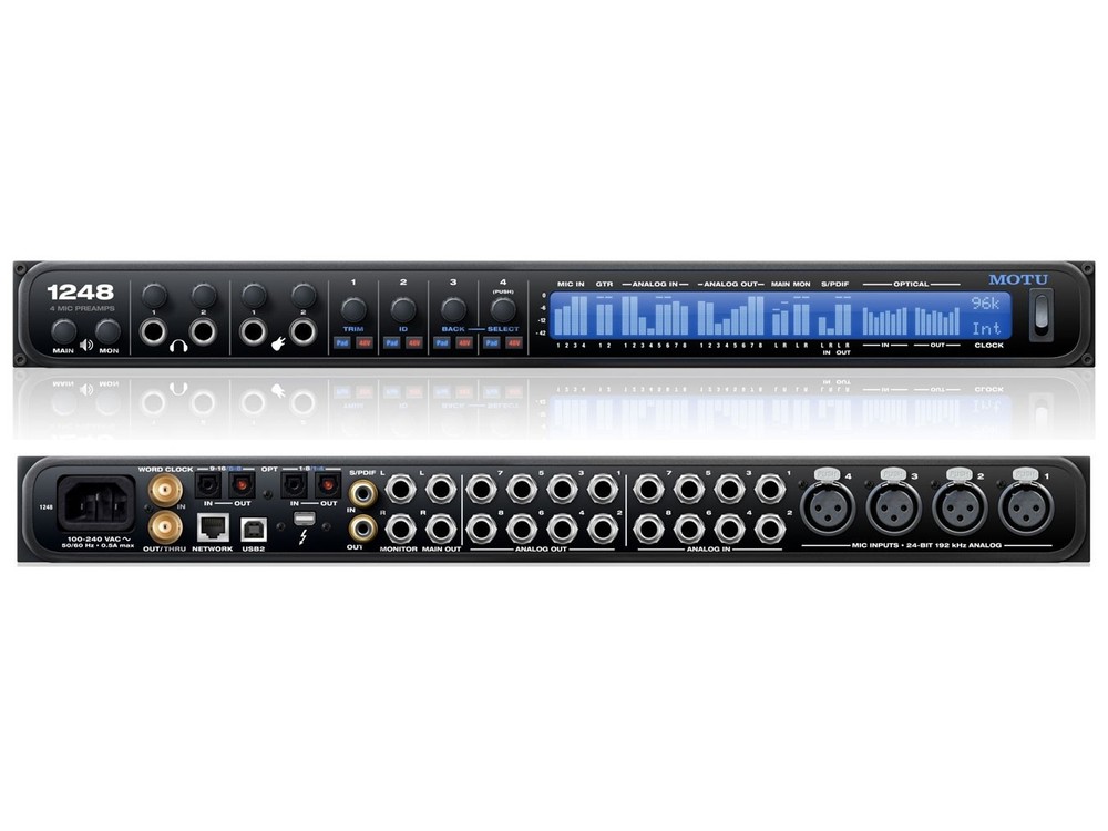 MOTU 1248 Thunderbolt / USB / AVB Audio Interface - OPEN BOX / NEW CONDITION