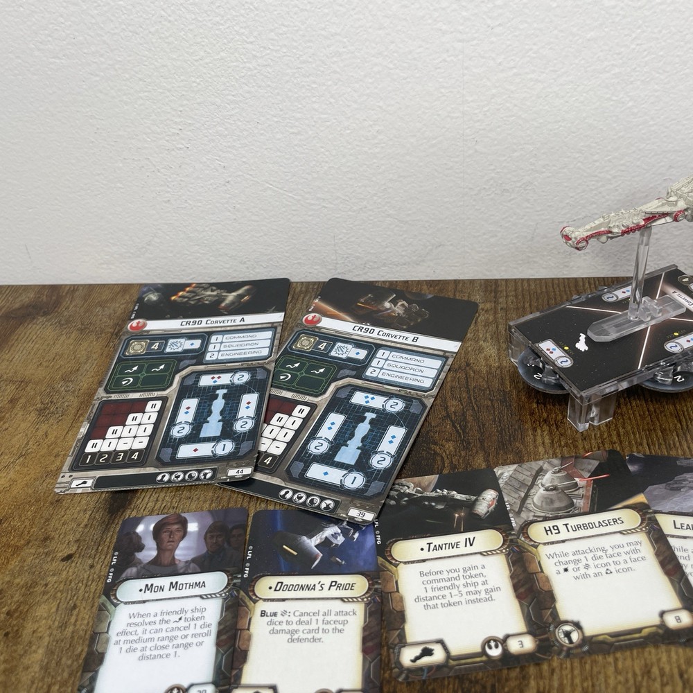 Star Wars Armada CR90 Corellian Corvette Expansion Pack, Complete