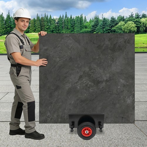 Heavy Duty Adjustable Panel Dolly Panel Dolly with 8" Pneumatic Wheels For Move