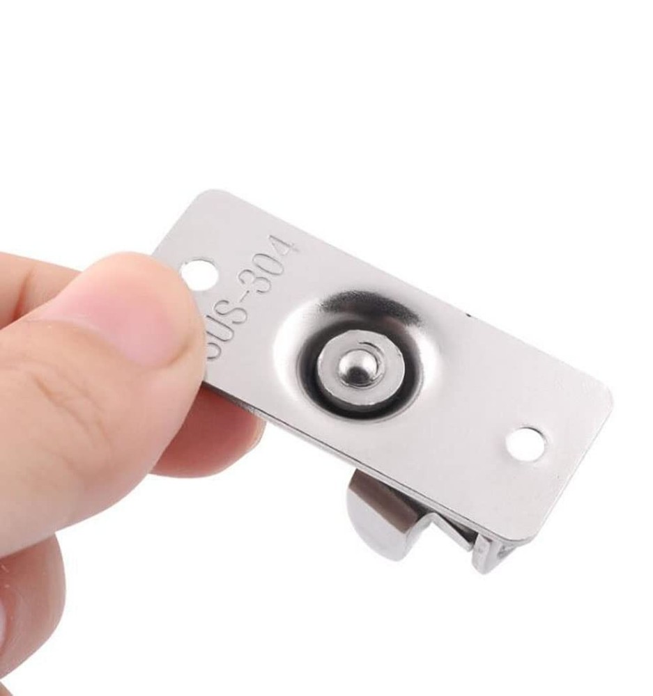 90 Degree Right Angle Gate Latches, Latches for Barn Doors, Windows, Silver