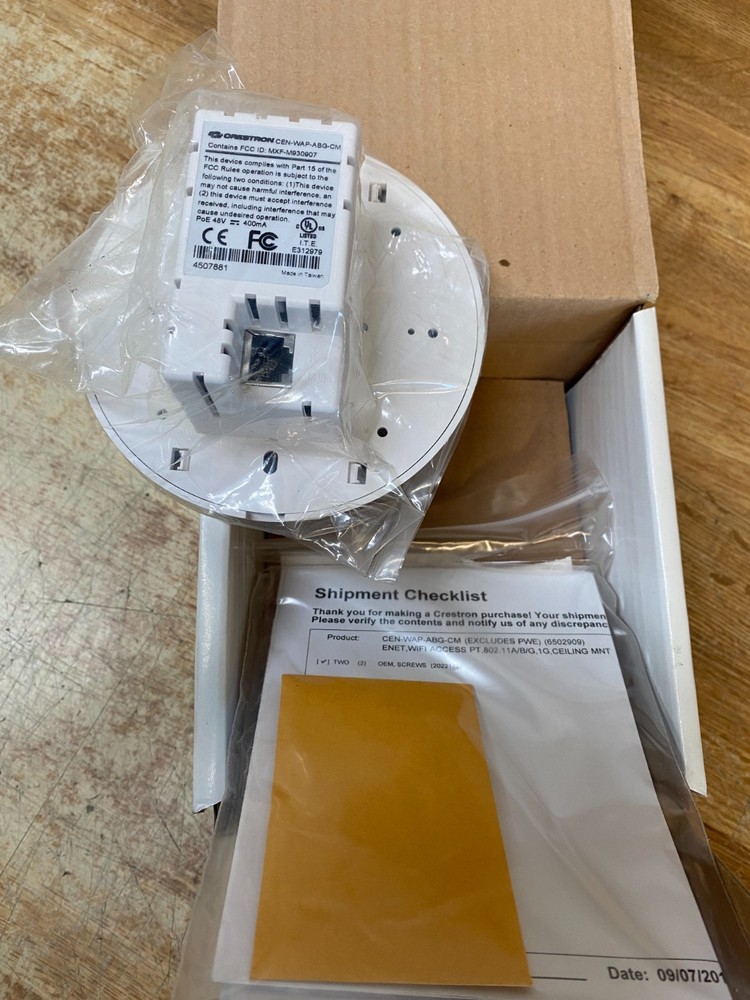 Crestron CEN-WAP-ABG-CM Ceiling Mount