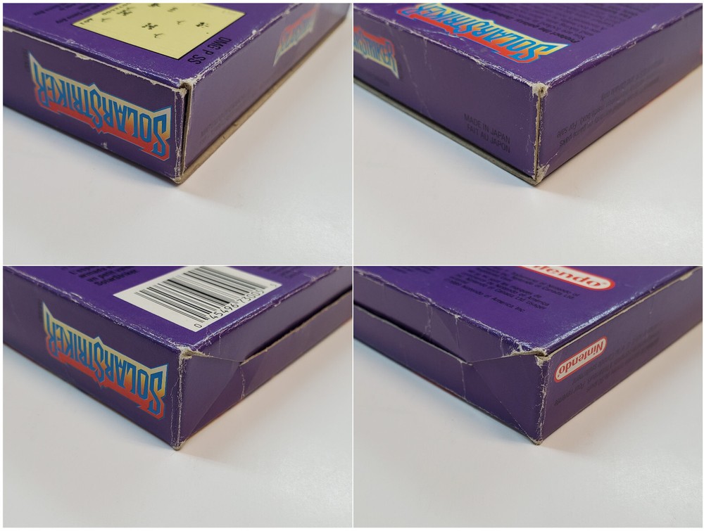 Solar Striker Original Authentic Nintendo Game Boy Box & Manual *