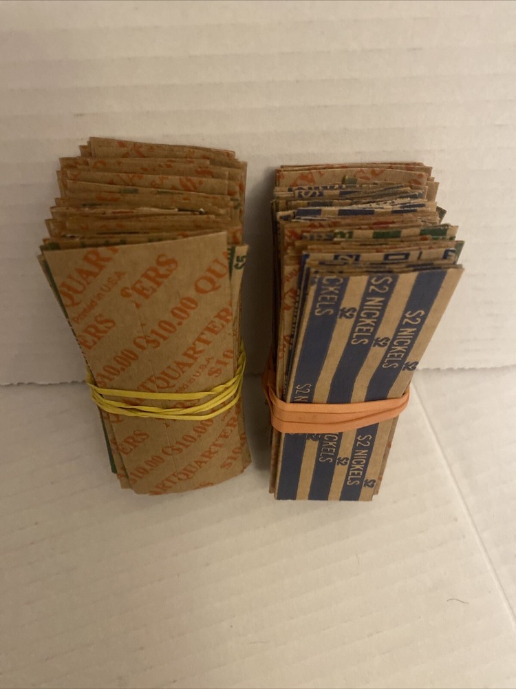 Pen-Gear Coin Tubes Sort Your Coins Includes Wrappers