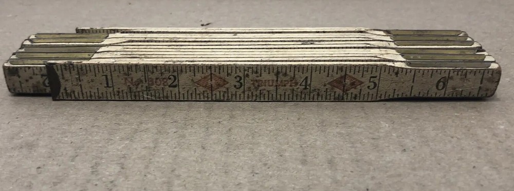 Vintage Triumph Jointed Yardstick 72”