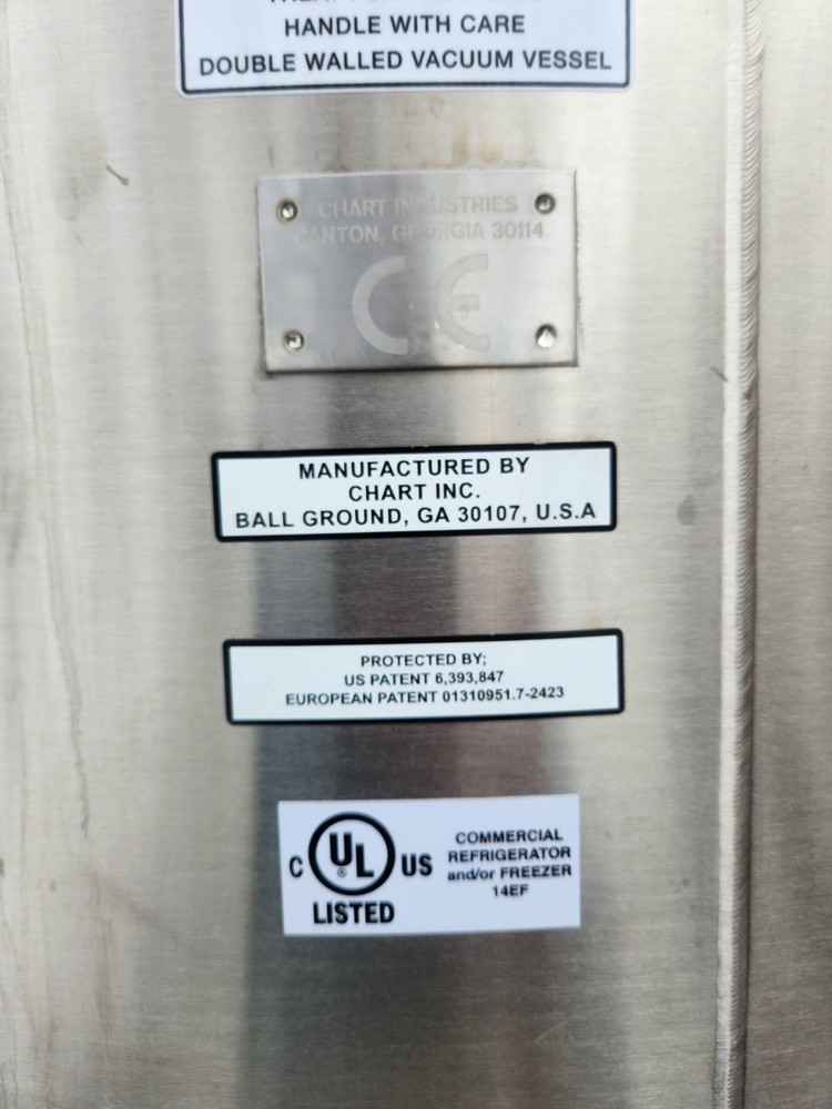 Chart MVE 1536P-190AF-GB LN2 Freezer, TEC 3000 Panel