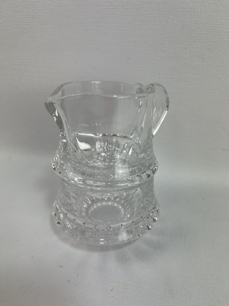 Gorham Full Lead Crystal Stacking Sugar & Creamer