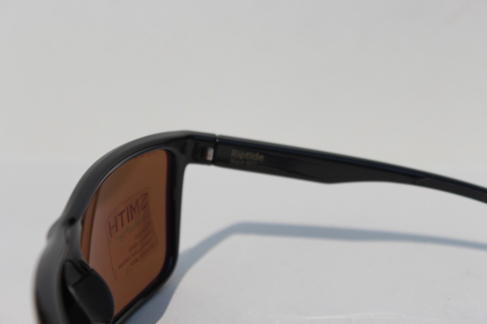 SMITH OPTICS Riptide POLARIZED Sunglasses Black/ChromaPop+ Bronze $229