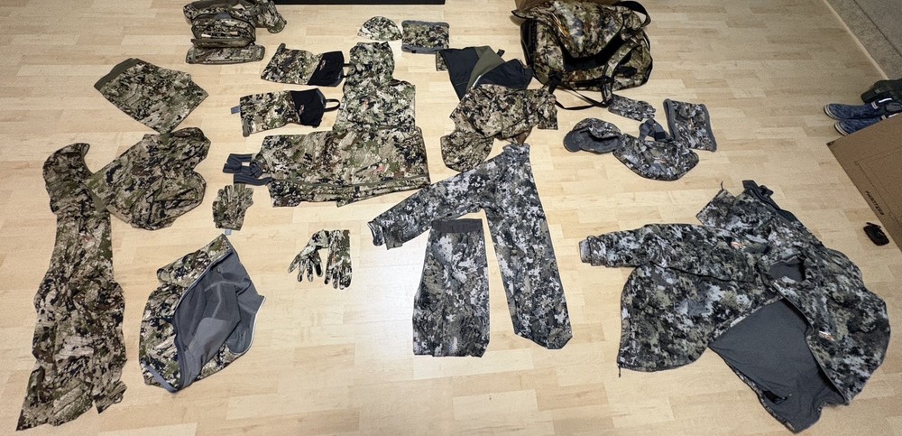 Sitka Sub Alpine/elevated XL Camo Loadout Gear Setup