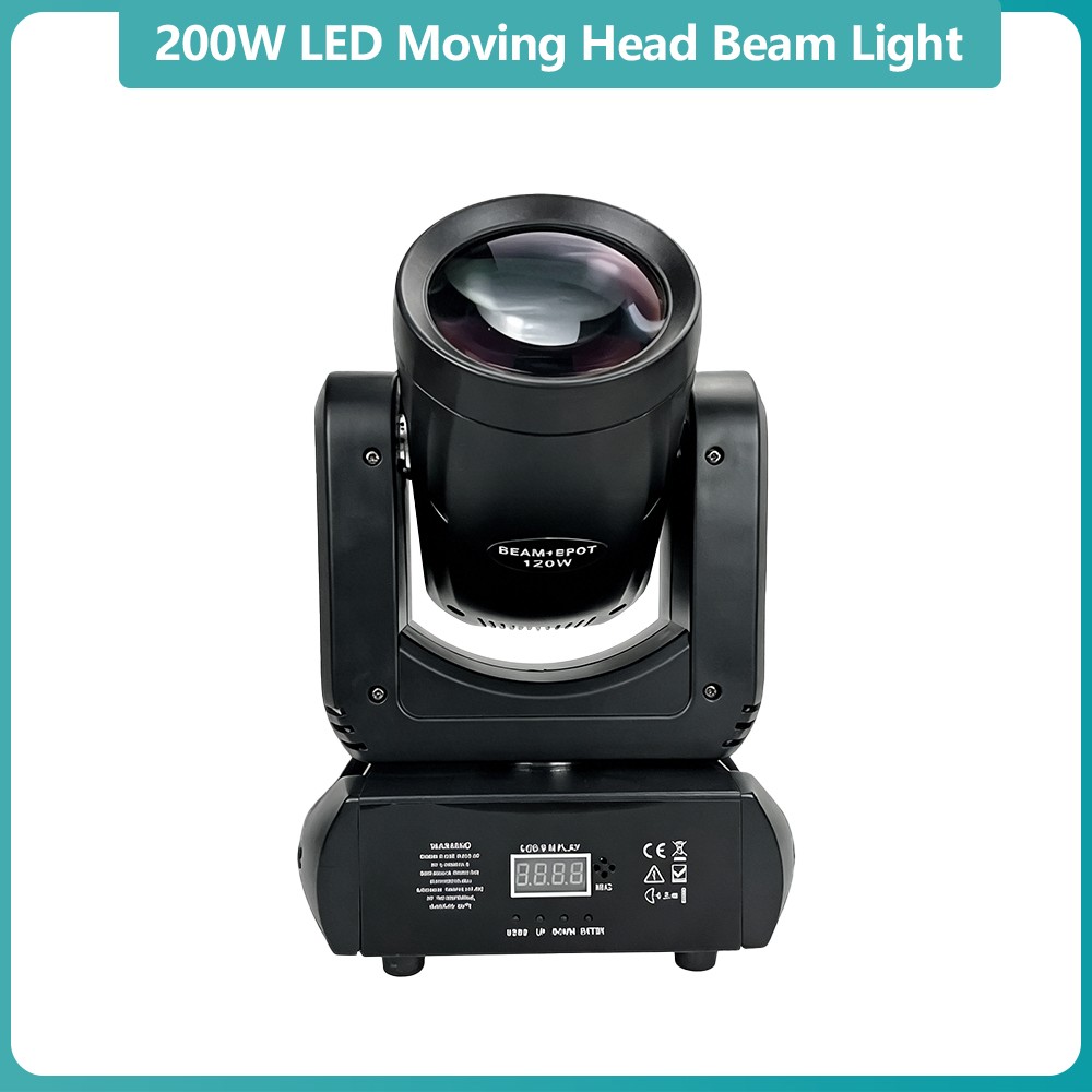 4pcs 200W LED Moving Head Beam Light DMX512 DJ Disco Stage Effect Lighting