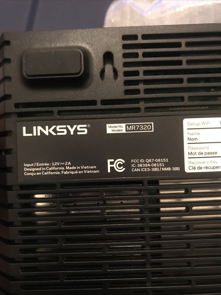 linksys max stream modelo MR7320 wifi UNTESTED
