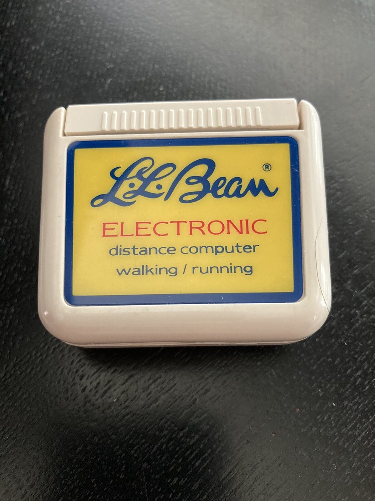 Vintage LL BEAN Script Electronic Digital Pedometer Distance Calculator Untested