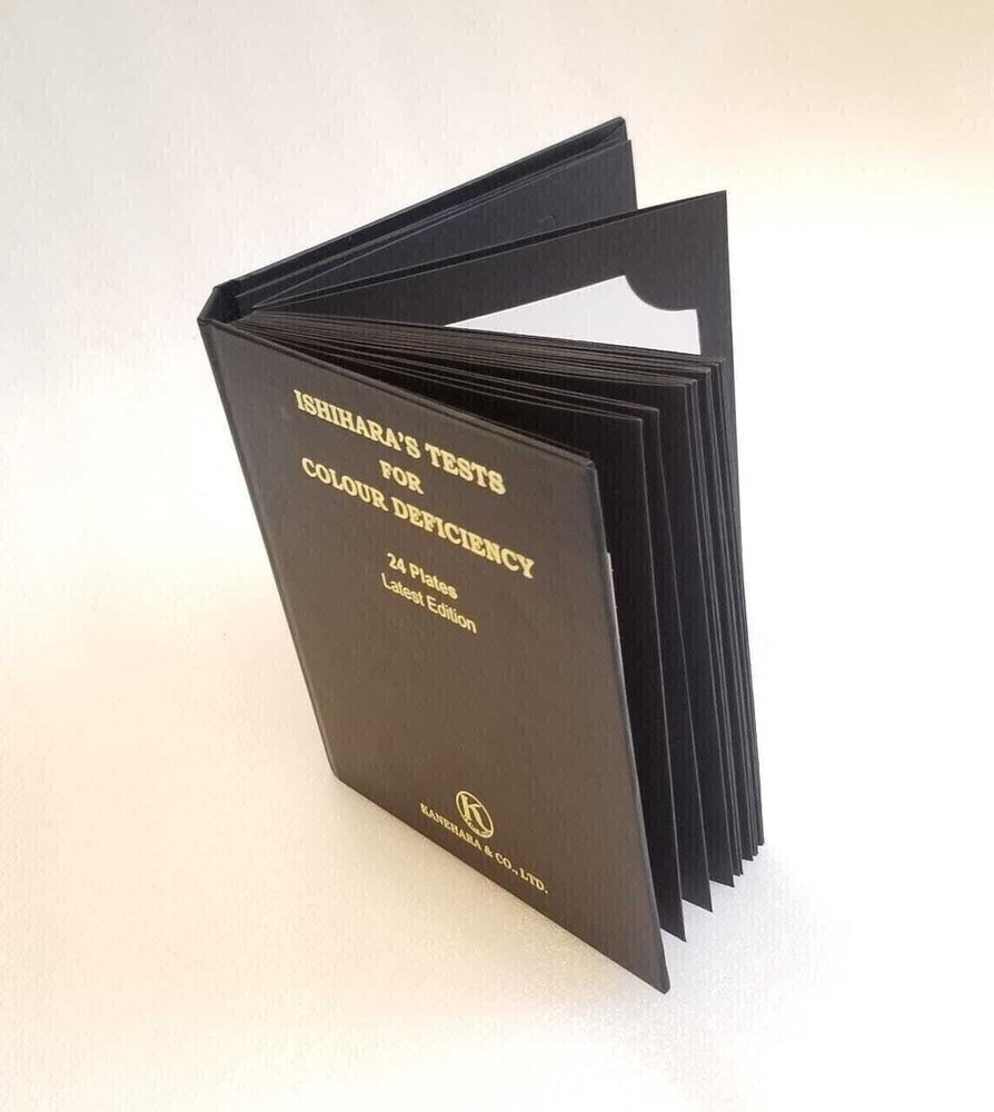 Ishihara Test Book 24 Plate With Occluder For Color Deficiency