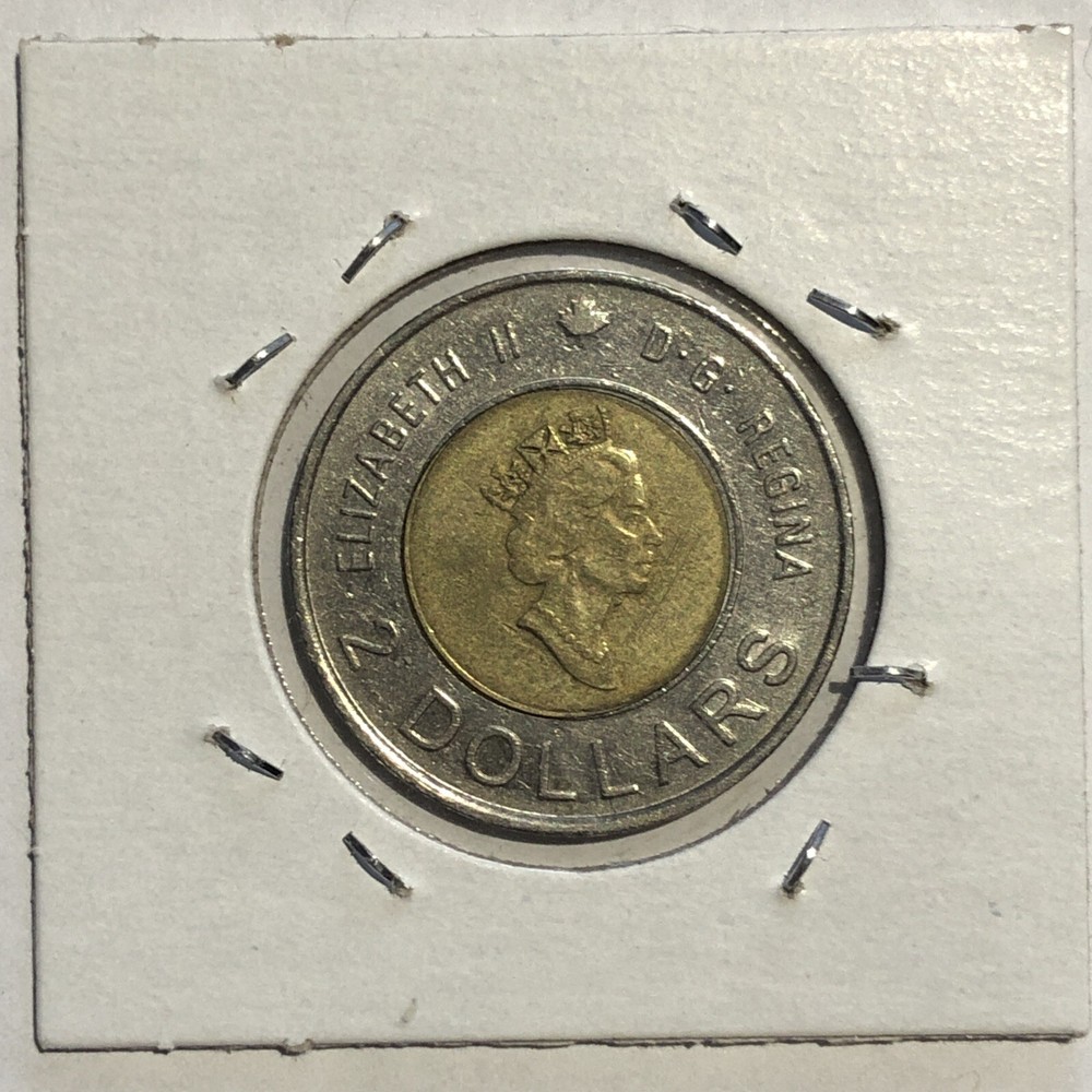 2000 Polar Bear Canada $2 Dollars Knowledge Toonie - Circulated