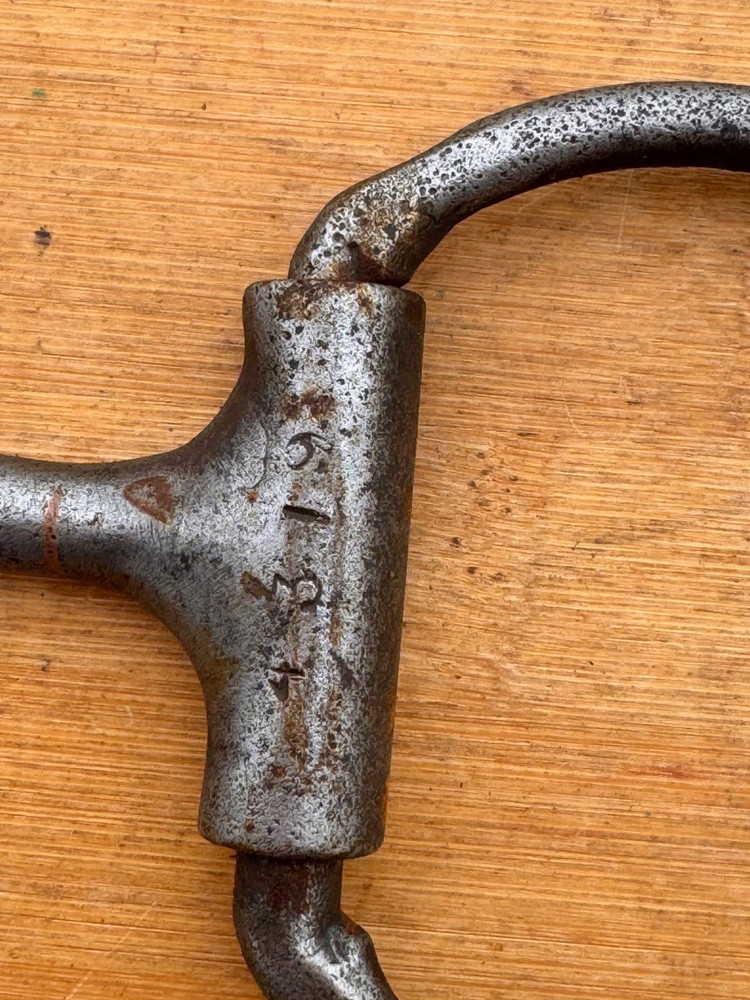 Dutton Dee Ring Dog Bone Western Snaffle Bit ~ 5" Mouth