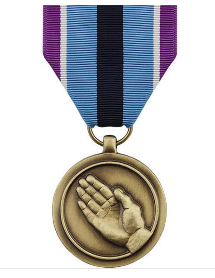 Vanguard FULL SIZE MEDAL: HUMANITARIAN SERVICE