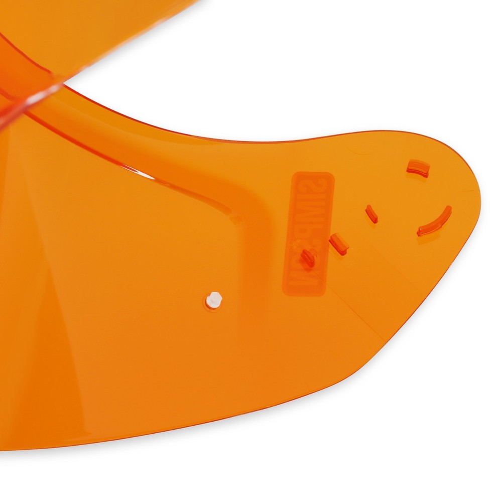 GBASE Ghost/Speed Bandit Helmet Optional Shield - Amber