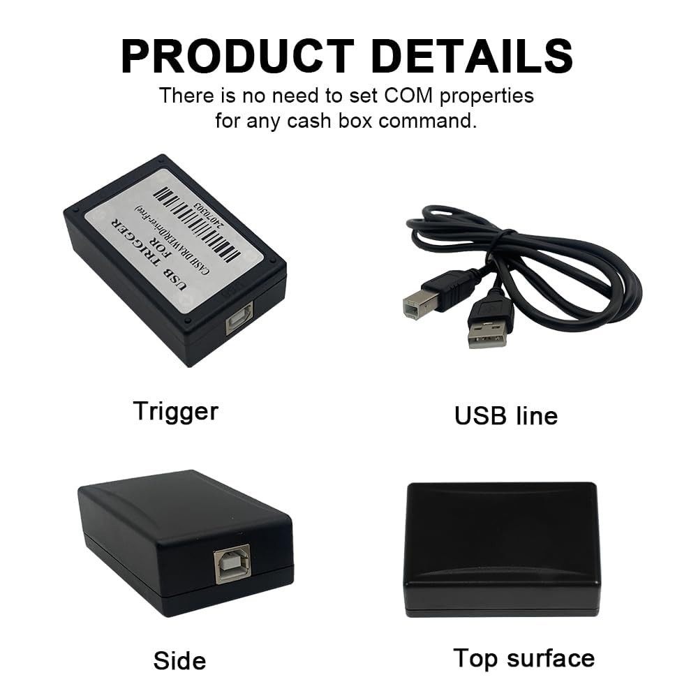USB Cash Drawer Trigger Suitable for Direct Connection to PC