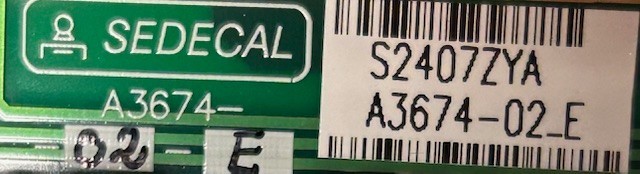 Sedecal A3674-02 Interface Board