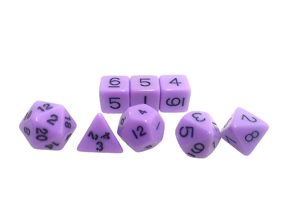 DUNGEONS N DRAGONS COMPATIBLE DICE SET