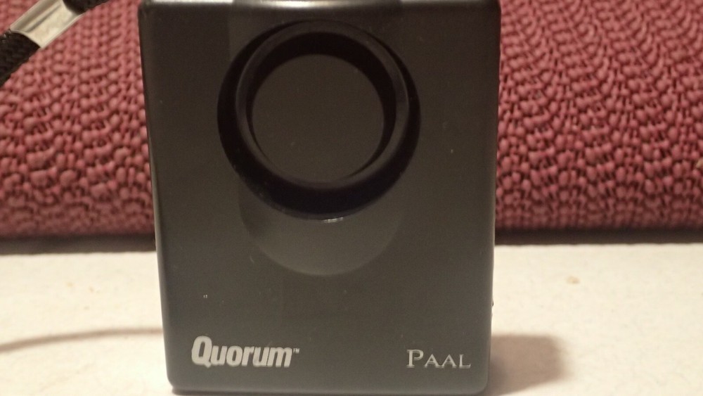 Personal Security Attack Alarm with Clip Quorum PAAL- BLACK