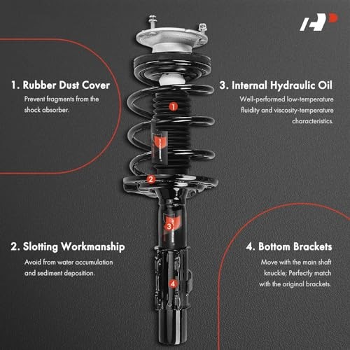 Front Complete Struts Compatible with Cadillac ATS [RWD] 2013-2019 - 2x