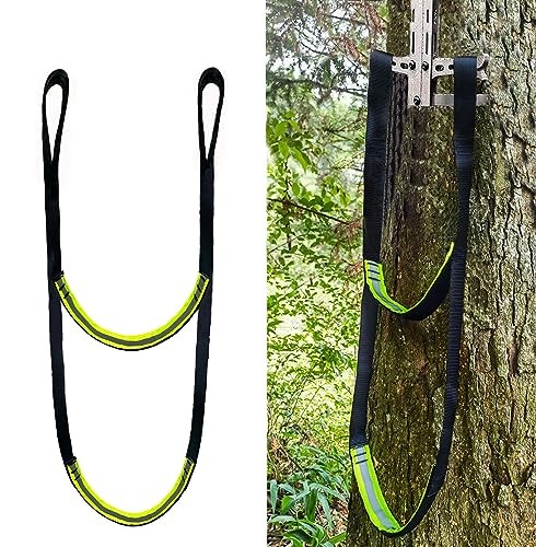 2-Step Climbing Stick Aider, Tree Stand Steps,with Reflective Layer Webbing