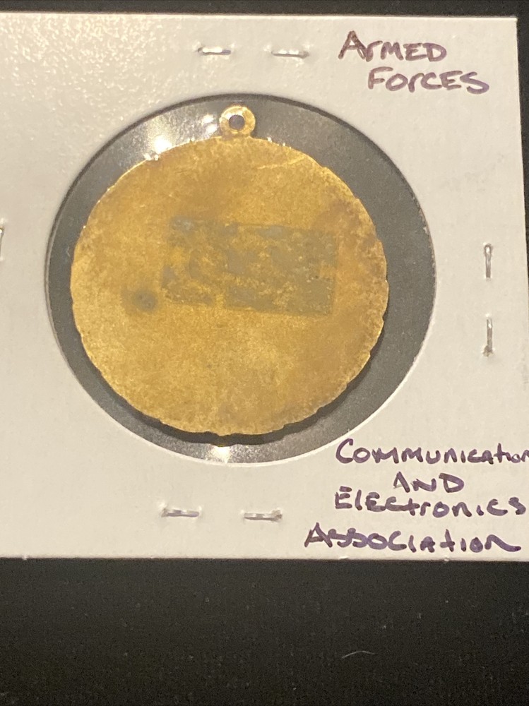 Armed Forces Communication And Electronics Medallion Token Undated
