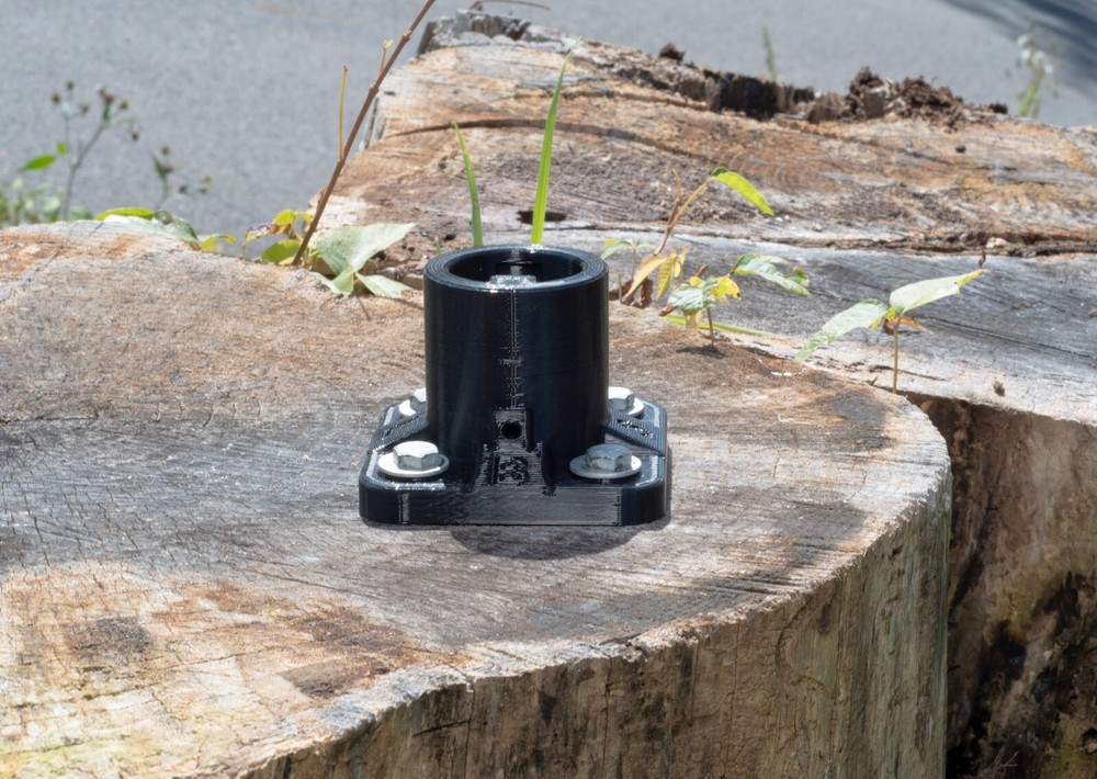 Starlink Square Dish Mount for 4x4 Wood Post, Tree, Fence, Deck, Flat Surfaces