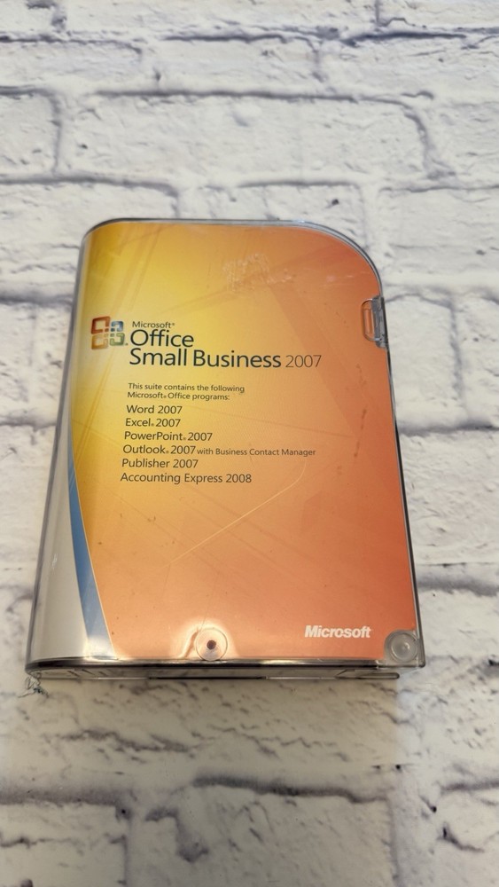 Microsoft Office Small Business 2007 Software Excel Word